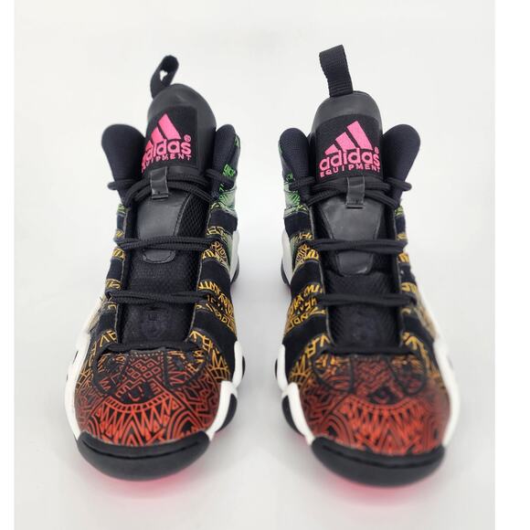 Adidas Crazy 8 Tribal Gradient SAMPLE Basketball Shoes Black Multi Size 9 - Picture 12 of 14